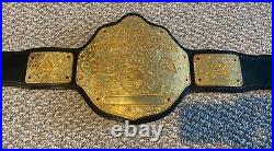 Real Championship Belt Wrestling Belt Big Gold on REAL leather