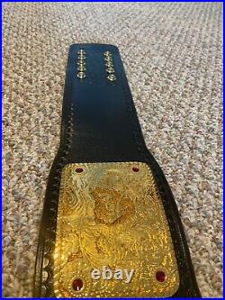 Real Championship Belt Wrestling Belt Big Gold on REAL leather