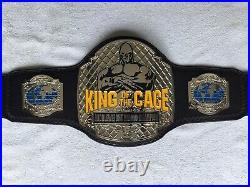 Real King Of The Cage MMA Championship Wrestling Championship Belt