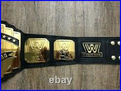 Real Leather Strap WWE Intercontinental Replica Championship Title Belt