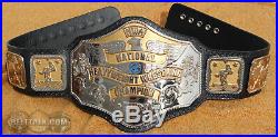 Real Millican NWA National Heavyweight Wrestling Championship Title Belt WWE