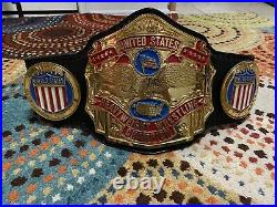 Real Pro Wrestling Untied States Championship Belt Reggie Parks NWA AEW WWF WWE