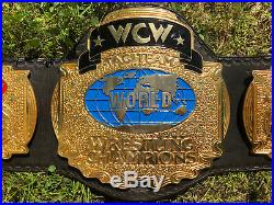 Real WCW World Tag Team Championship Belt Wwe Wwf Reggie Parks Designed Millican