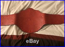 Real WWE 3D Big Gold Championship Title Belt WCW Nwa WWF ECW