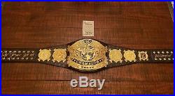 Real WWE WWF Undisputed Championship Belt Real Leather Gold American Hulk Hogan