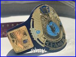 Real WWF Big Eagle Championship Belt Block Logo WWE Steve Austin