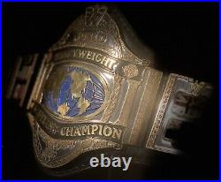 Real WWF Hogan 86 Dave millican Midwest Championship Belt WWE WCW