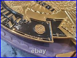 Real WWF Reggie Parks Winged Eagle World Heavyweight Championship Leather Belt