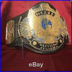 Real WWF Winged Eagle Championship Belt Dual Plates WWE
