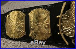 Real WWF Winged Eagle Championship Title Belt WWE WCW AEW Reggie Parks Millican