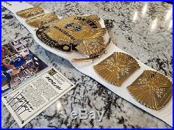 Real WWF Winged Eagle World Heavyweight Championship Belt Gold American Leather