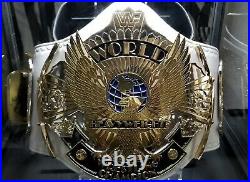 Real WWF Winged Eagle World Heavyweight Championship Belt Signed by Hogan with COA