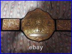 Real wwf big gold world heavyweight championship belt