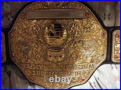 Real wwf big gold world heavyweight championship belt