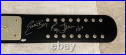 Ric Flair Autographed / Signed Wcw / Wwe Big Gold Championship Belt Schwartz