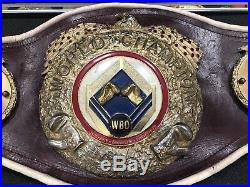 Ring Won Vintage WBO Championship Boxing Belt -Authentic IBF, WBA, WBC -P. O. A