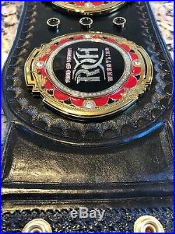 Ring of Honor Championship Wrestling Belt REAL LEATHER
