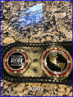 Ring of Honor Championship Wrestling Belt REAL LEATHER