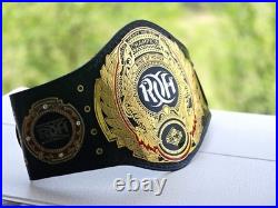 Roh Heavyweight Championship Title Belt Adult Size Gold Plated 2mm Hd Quality