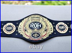 Roh Heavyweight Championship Title Belt Adult Size Gold Plated 2mm Hd Quality