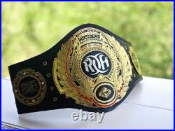 Roh Heavyweight Championship Title Belt Adult Size Gold Plated 2mm Hd Quality