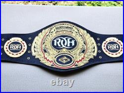 Roh Heavyweight Championship Title Belt Adult Size Gold Plated 2mm Hd Quality