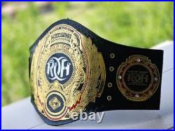 Roh Heavyweight Championship Title Belt Adult Size Gold Plated 2mm Hd Quality