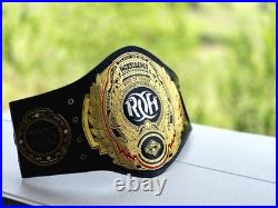 Roh Heavyweight Championship Title Belt Adult Size Gold Plated 2mm Hd Quality