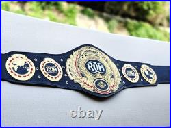 Roh Heavyweight Championship Title Belt Adult Size Gold Plated 2mm Hd Quality