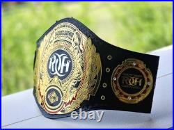 Roh Heavyweight Championship Title Belt Adult Size Gold Plated 2mm Hd Quality