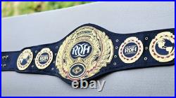 Roh Heavyweight Championship Title Belt Adult Size Gold Plated 2mm Hd Quality