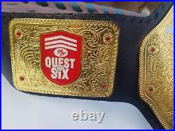SF 49ERS SAN FRANSISCO Championship Wrestling Belt Adult Size 2mm brass