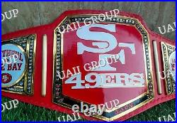SF 49ers Championship Belt 2mm Brass
