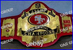 SF 49ers Championship Wrestling Brass 2mm Brass Belt