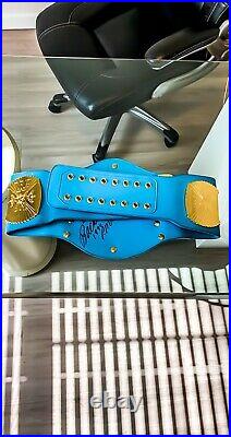 SIGNED Authentic WWE/WWF Ultimate Warrior Style Heavyweight Championship Belt