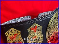 SMOKING SKULL SNAKE SKIN WORLD Wrestling CHAMPIONSHIP Belt Hand-Made Leather SMOKING SKULL SNAKE SKIN WORLD Wrestling CHAMPIONSHIP Belt Hand-Made Leather