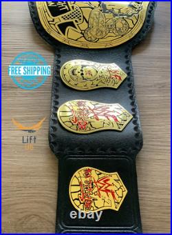 SMOKING SKULL SNAKE SKIN WORLD Wrestling CHAMPIONSHIP TITLE Replica Belt 2MM