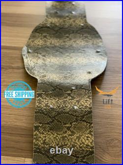 SMOKING SKULL SNAKE SKIN WORLD Wrestling CHAMPIONSHIP TITLE Replica Belt 2MM