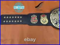 SMOKING SKULL SNAKE SKIN WORLD Wrestling CHAMPIONSHIP TITLE Replica Belt 4MM