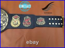 SMOKING SKULL SNAKE SKIN WORLD Wrestling CHAMPIONSHIP TITLE Replica Belt 4MM