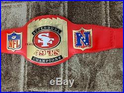 SUPER BOWL SF 49ERS Championship belt. Adult size