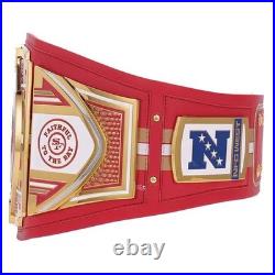 San Francisco 49ers Championship Legacy Title Belt Adult Size 4mm Thick ZINC