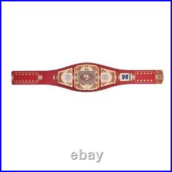 San Francisco 49ers Championship Legacy Title Belt Adult Size 4mm Thick ZINC