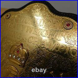 Signed Kevin Nash WCW Championship Gold Replica Belt Official Merch 1999