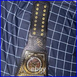 Signed WWE Championship Belt Seth Rollins And Becky Lynch