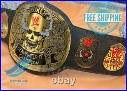 Smoking Skull Heavyweight Wrestling Championship Title Replica Belt 2mm Adult