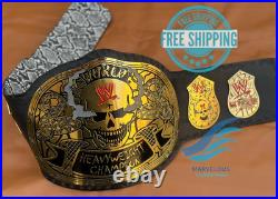 Smoking Skull Heavyweight Wrestling Championship Title Replica Belt 2mm Adult