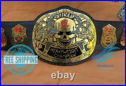 Smoking Skull Heavyweight Wrestling Championship Title Replica Belt 2mm Adult