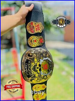 Smoking Skull Heavyweight championship belt replica title Adult Size Snake Skin