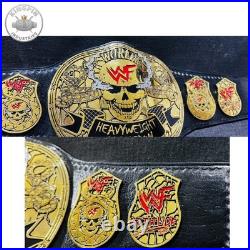 Smoking Skull Stone Cold Heavyweight Wrestling Championship Replica Belt 4mm